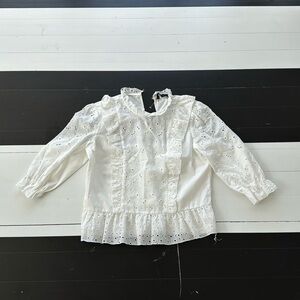 zara floral blouse